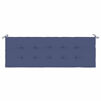 Tuinbankkussen 150x50x3 cm oxford stof marineblauw 4