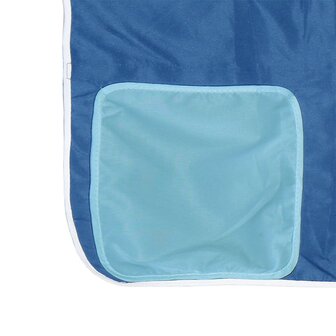 Kinderhoogslaper met gordijnen 90x200 cm grenenhout blauw 12