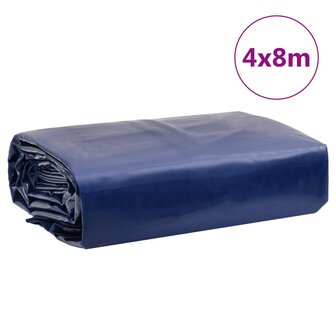 Dekzeil 650 g/m&sup2; 4x8 m blauw 9