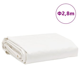 Dekzeil 650 g/m&sup2; &Oslash; 2,8 m wit 8