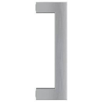 Handvatten 10 st 96 mm roestvrij staal zilverkleurig 6