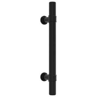 Handvatten 10 st 96 mm roestvrij staal zwart 3