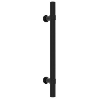 Handvatten 10 st 128 mm roestvrij staal zwart 3