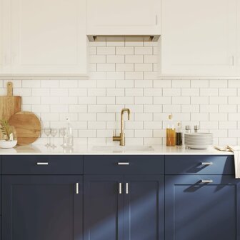 Handvatten 20 st 96 mm roestvrij staal zilverkleurig 4