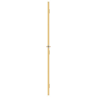 Binnendeur smal 93x201,5 cm gehard glas en aluminium goudkleur 4