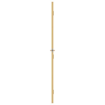 Binnendeur smal 93x201,5 cm gehard glas en aluminium goudkleur 4