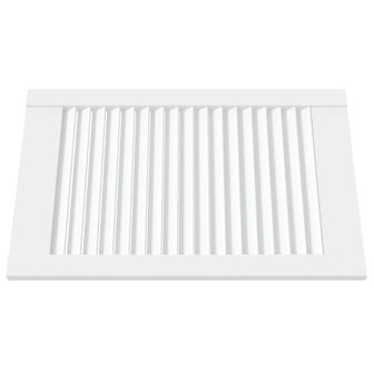 Kastdeur met lamellen 61,5x39,4 cm massief grenenhout wit 3