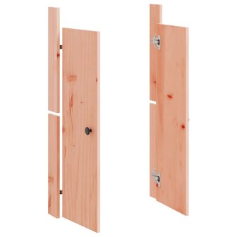 Kastdeurtjes voor buitenkeuken 50x9x82 cm massief douglashout 3