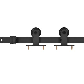 Schuifdeur met beslag 90x205 cm aluminium en ESG-glas 7