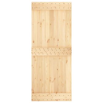 Schuifdeur met beslag 85x210 cm massief grenenhout 4