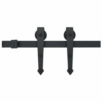 Schuifdeur met beslag 85x210 cm massief grenenhout 8