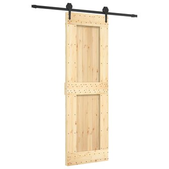 Schuifdeur met beslag 70x210 cm massief grenenhout 2