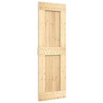 Schuifdeur met beslag 70x210 cm massief grenenhout 3