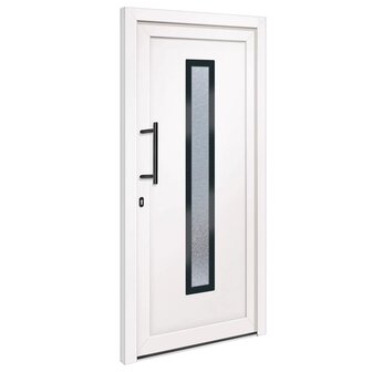 Voordeur 98x200 cm PVC wit 2