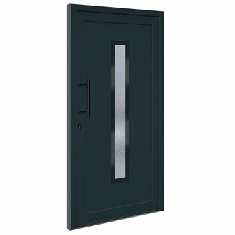 Voordeur 108x200 cm PVC antracietkleurig 2