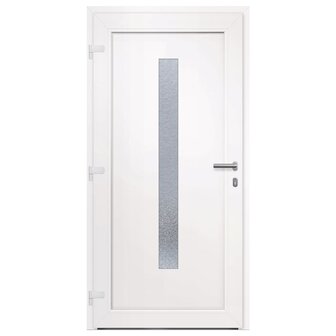 Voordeur 108x200 cm PVC antracietkleurig 4