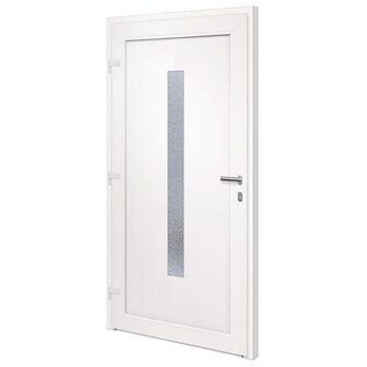 Voordeur 108x200 cm PVC antracietkleurig 5
