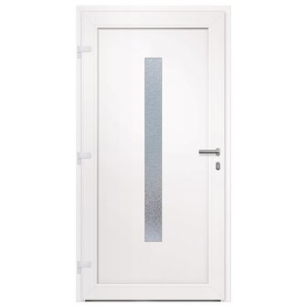 Voordeur 108x208 cm PVC antracietkleurig 4