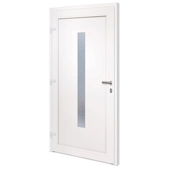 Voordeur 108x208 cm PVC antracietkleurig 5