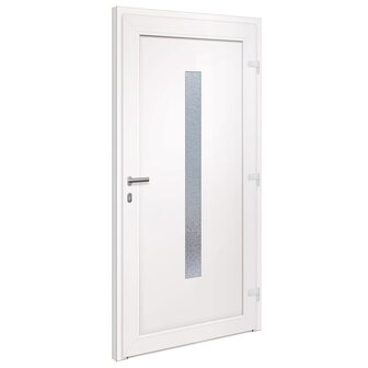 Voordeur 98x200 cm PVC antracietkleurig 5