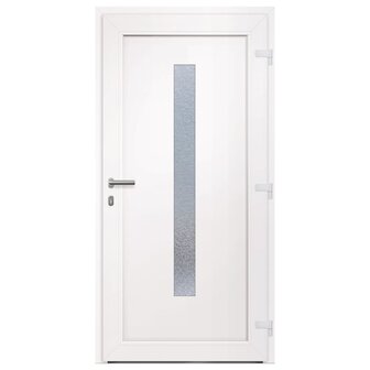 Voordeur 108x200 cm PVC antracietkleurig 4