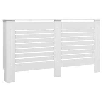 Radiatorombouw 152x19x81,5 cm MDF wit 2