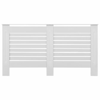 Radiatorombouw 152x19x81,5 cm MDF wit 3