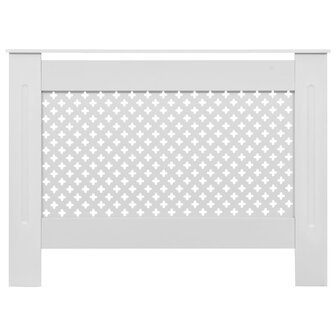 Radiatorombouw 112x19x81,5 cm MDF wit 3
