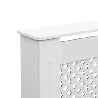 Radiatorombouw 112x19x81,5 cm MDF wit 5