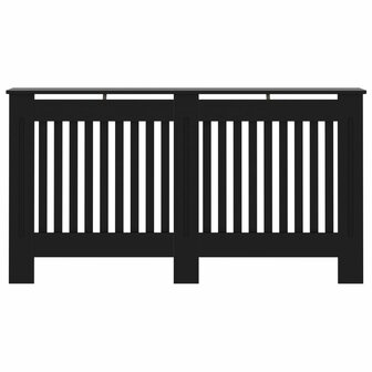 Radiatorombouw 152x19x81,5 cm MDF zwart 3