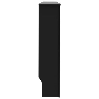 Radiatorombouw 152x19x81,5 cm MDF zwart 4