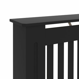 Radiatorombouw 152x19x81,5 cm MDF zwart 6