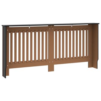 Radiatorombouw 172x19x81,5 cm MDF zwart 5