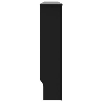 Radiatorombouw 152x19x81,5 cm MDF zwart 4