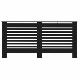 Radiatorombouw 172x19x81,5 cm MDF zwart 3