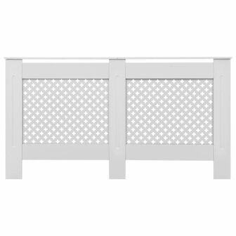 Radiatorombouwen 2 st 152x19x81,5 cm MDF wit 4