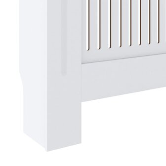 Radiatorombouw 205 cm MDF wit 7