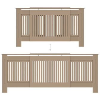 Radiatorombouw 205 cm MDF 5