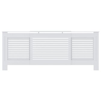 Radiatorombouw 205 cm MDF wit 3