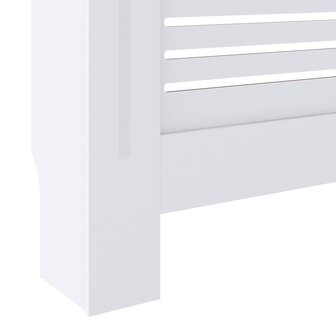 Radiatorombouw 205 cm MDF wit 7