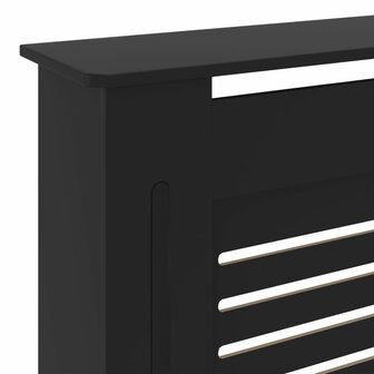 Radiatorombouw 205 cm MDF zwart 6