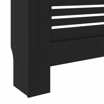 Radiatorombouw 205 cm MDF zwart 7