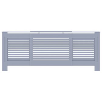 Radiatorombouw 205 cm MDF grijs 3