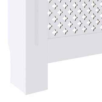 Radiatorombouw 205 cm MDF wit 7