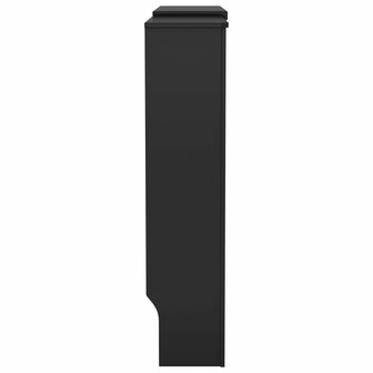 Radiatorombouw 205 cm MDF zwart 4