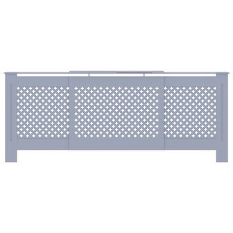 Radiatorombouw 205 cm MDF grijs 3