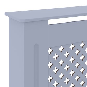 Radiatorombouw 205 cm MDF grijs 6