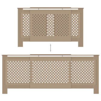 Radiatorombouw 205 cm MDF 5