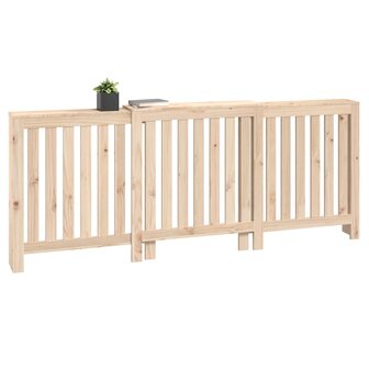 Radiatorombouw 210x21x85 cm massief grenenhout 4
