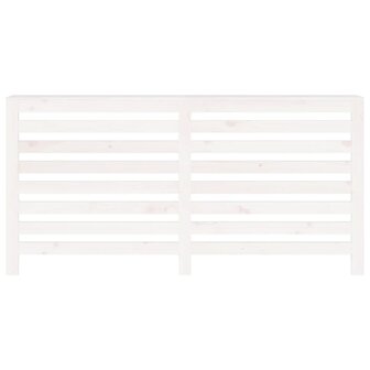 Radiatorombouw 169x19x84 cm massief grenenhout wit 5